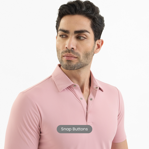 Mauve Smart Stretch Polo