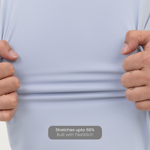 Ice Blue Smart Stretch Polo