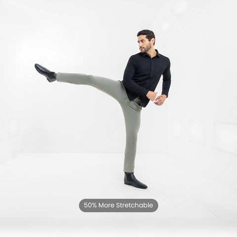 Shadow Green Tech Chinos