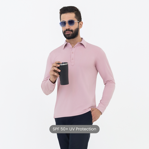 Mauve Work Shirt Polo