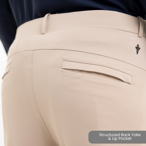 Deep Beige Tech Chinos