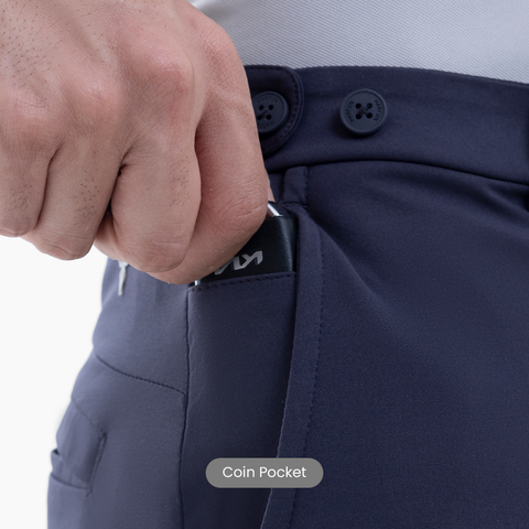Charcoal Grey Tech Chinos