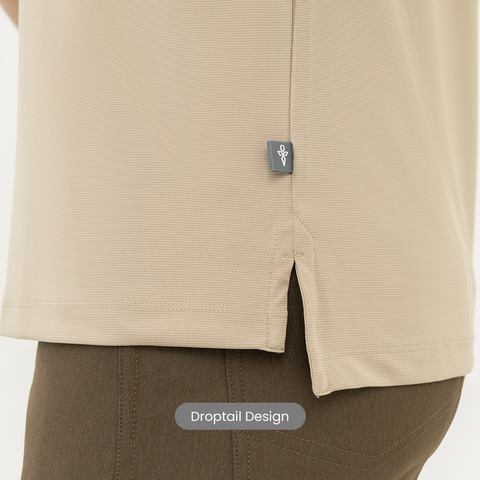 Beige Smart Stretch Polo