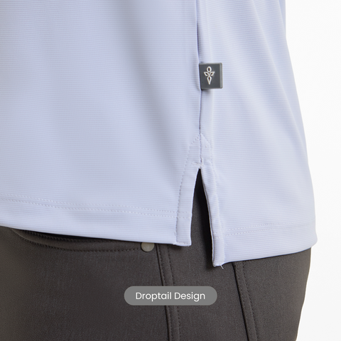 Ice Blue Smart Stretch Polo