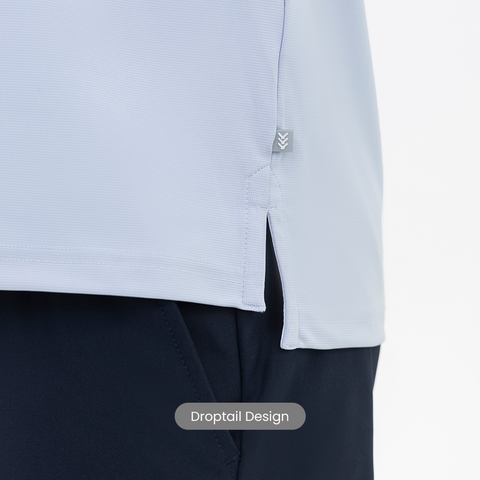 Ice Blue Work Shirt Polo