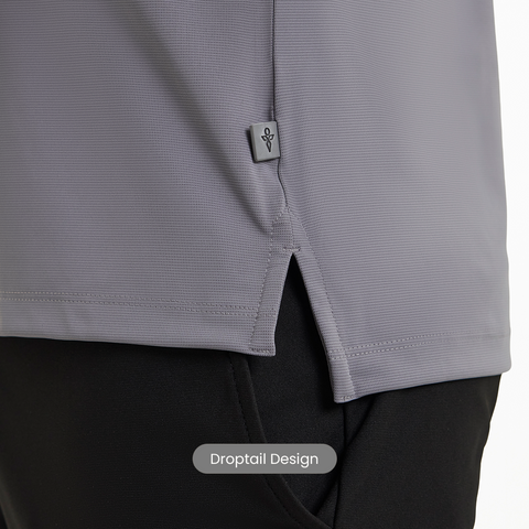 Grey Smart Stretch Polo