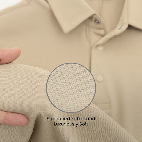 Beige Smart Stretch Polo