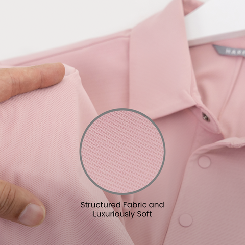 Mauve Smart Stretch Polo