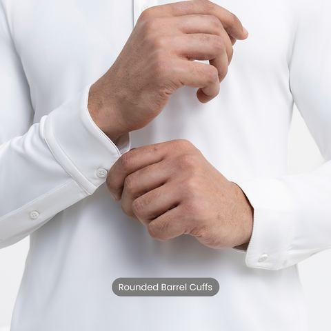White Work Shirt Polo