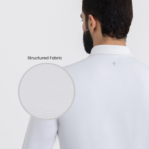 White Work Shirt Polo