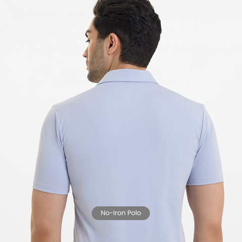 Ice Blue Smart Stretch Polo
