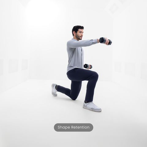 Charcoal Grey Tech Chinos