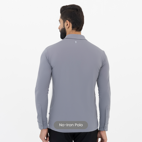 Grey Work Shirt Polo