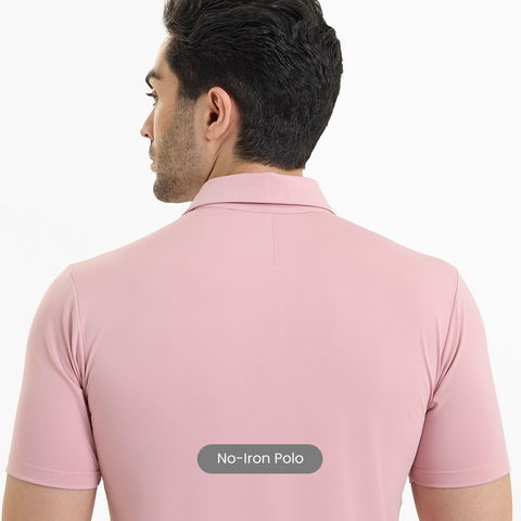 Mauve Smart Stretch Polo