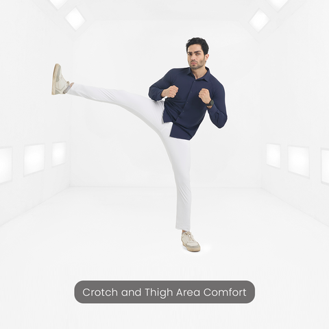 White 2035 Workday Pants