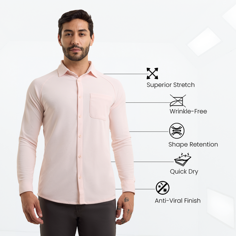 Prime Rose Workday Shirt with Raglan Sleeves