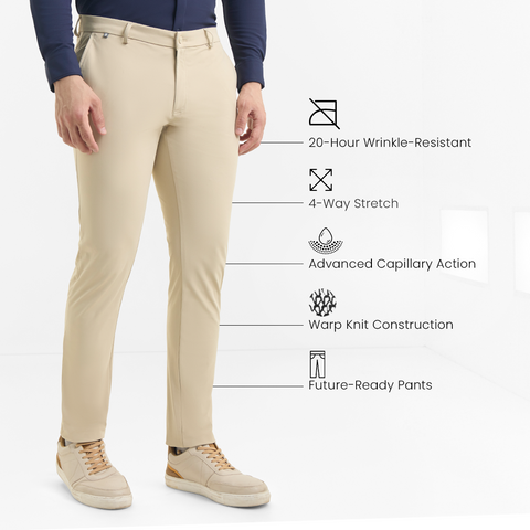 Beige 2035 Workday Pants