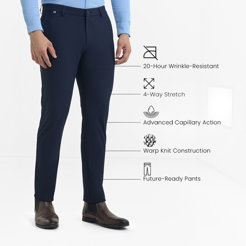 Navy Blue 2035 Workday Pants