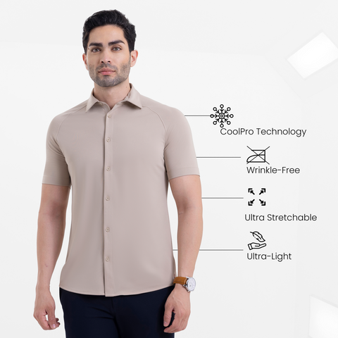 Island Fossil Raglan-Short Sleeves CoolPro Shirt