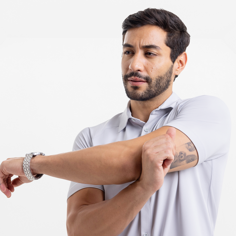 Heather Raglan-Short Sleeves CoolPro Shirt