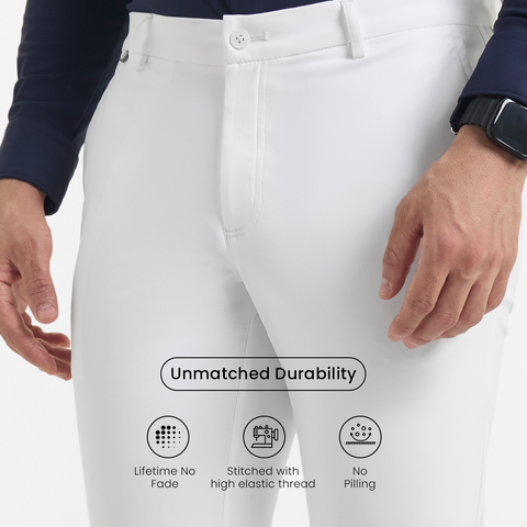White 2035 Workday Pants