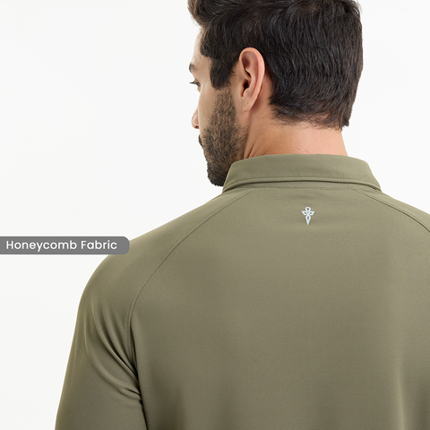 Solid Four Leaf Clover Workday Shirt with Raglan Sleeves