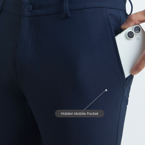 Navy Blue 2035 Workday Pants