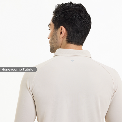 Desk White Workday Shirt with Raglan Sleeves
