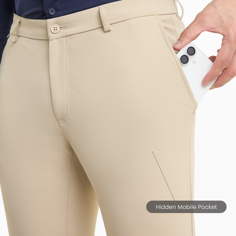 Beige 2035 Workday Pants