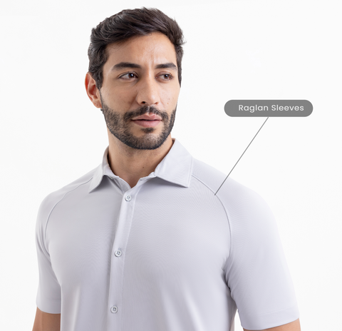 Heather Raglan-Short Sleeves CoolPro Shirt