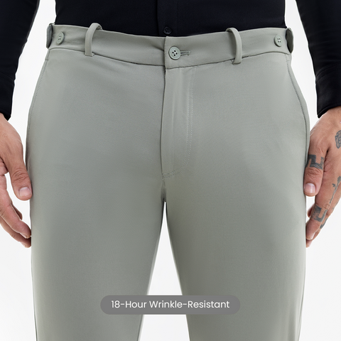 Shadow Green Tech Chinos