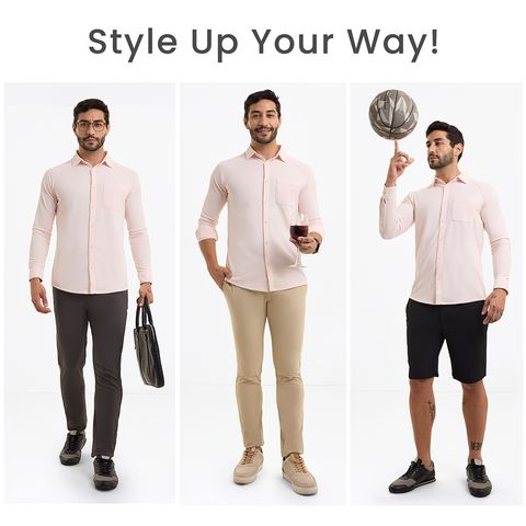 Prime Rose Workday Shirt with Raglan Sleeves