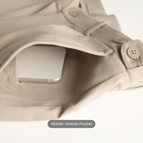 Deep Beige Tech Chinos