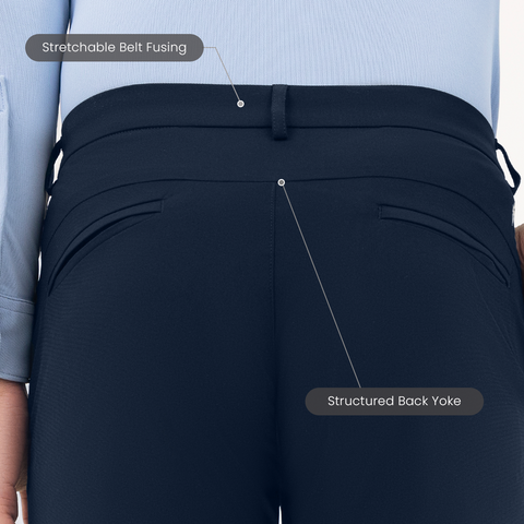 Navy Blue 2035 Workday Pants