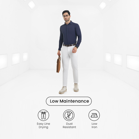 White 2035 Workday Pants