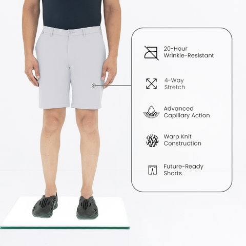 Grey 2035 Work Shorts