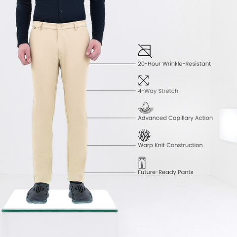 Beige 2035 Workday Pants