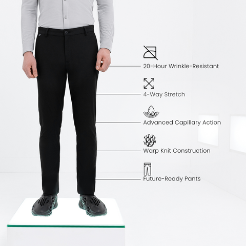 Black 2035 Workday Pants