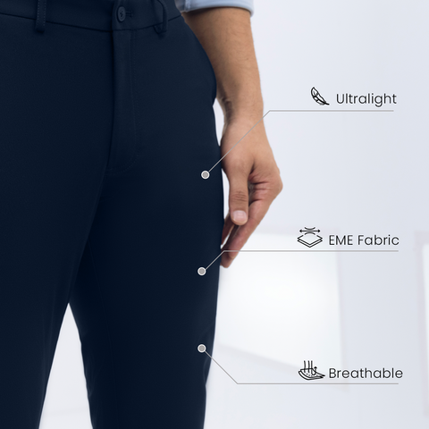 Navy Blue 2035 Workday Pants