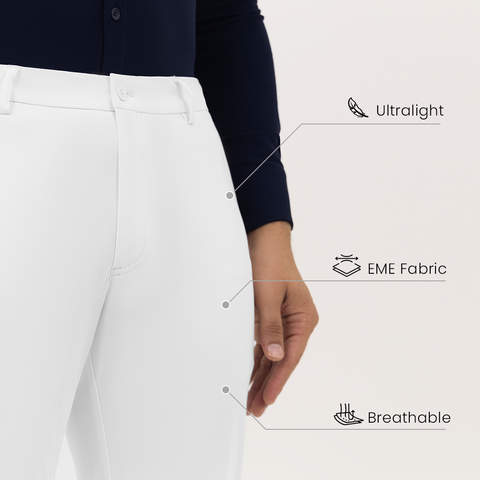 White 2035 Workday Pants