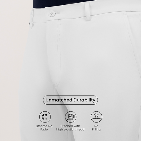 White 2035 Workday Pants