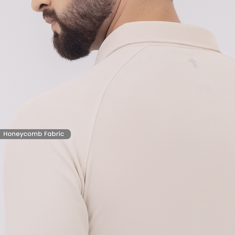 Desk White Workday Shirt with Raglan Sleeves