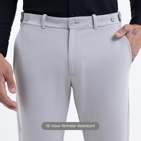 Ash Grey Tech Chinos