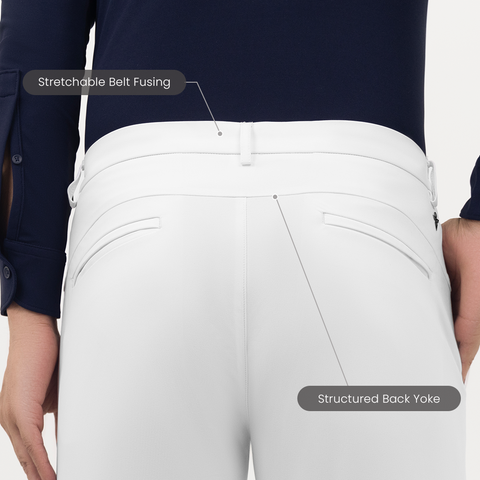 White 2035 Workday Pants