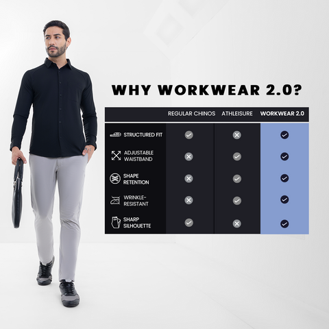 Ash Grey Tech Chinos